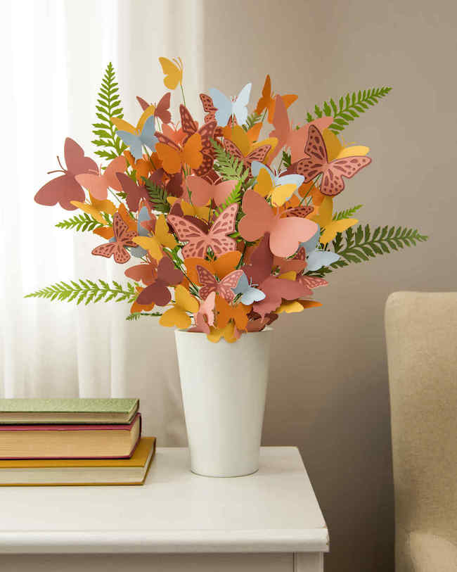 DIY Paper Butterfly Bouquet