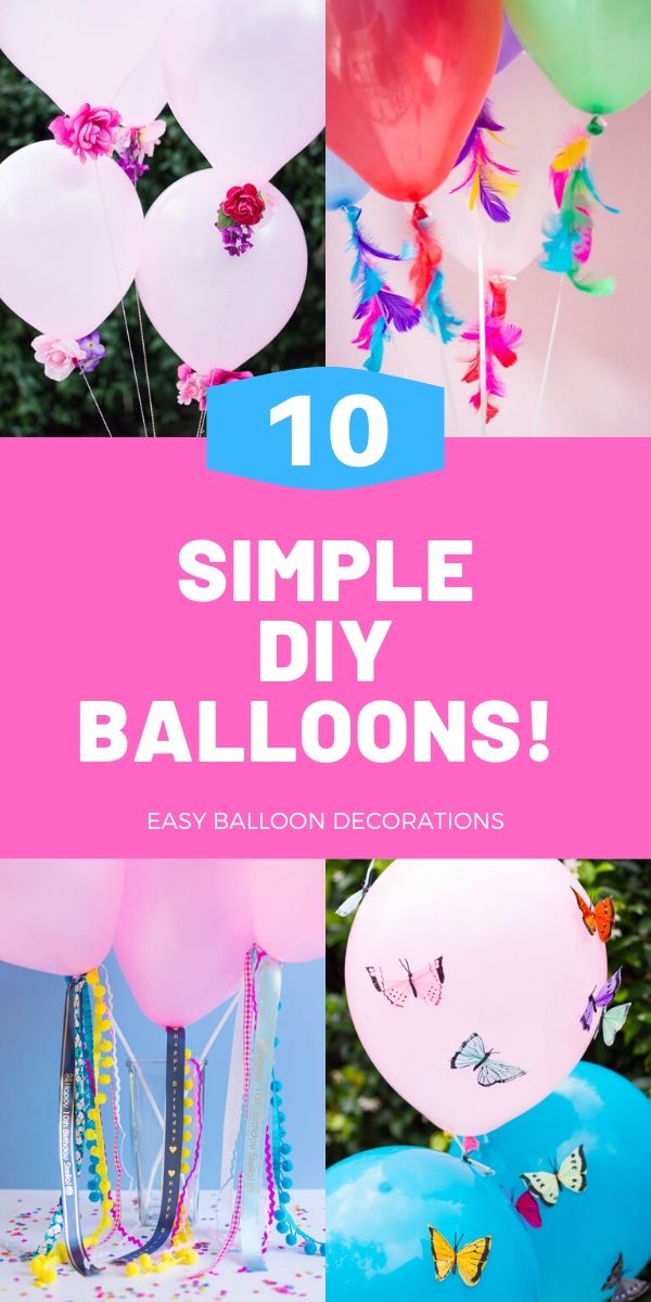 how to make balloon decorations without helium