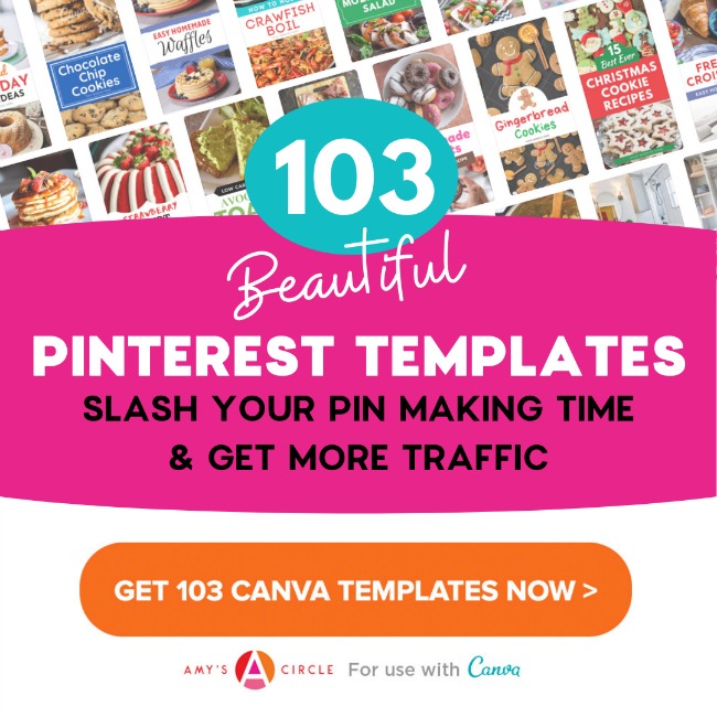 Beautiful Pinterest templates for Canva