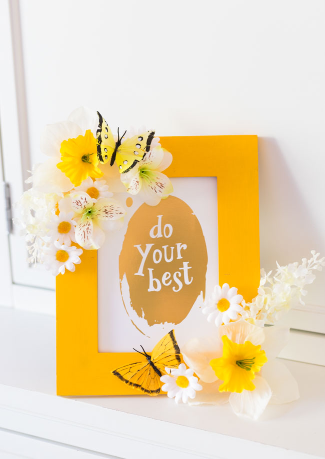 DIY Butterfly Frame