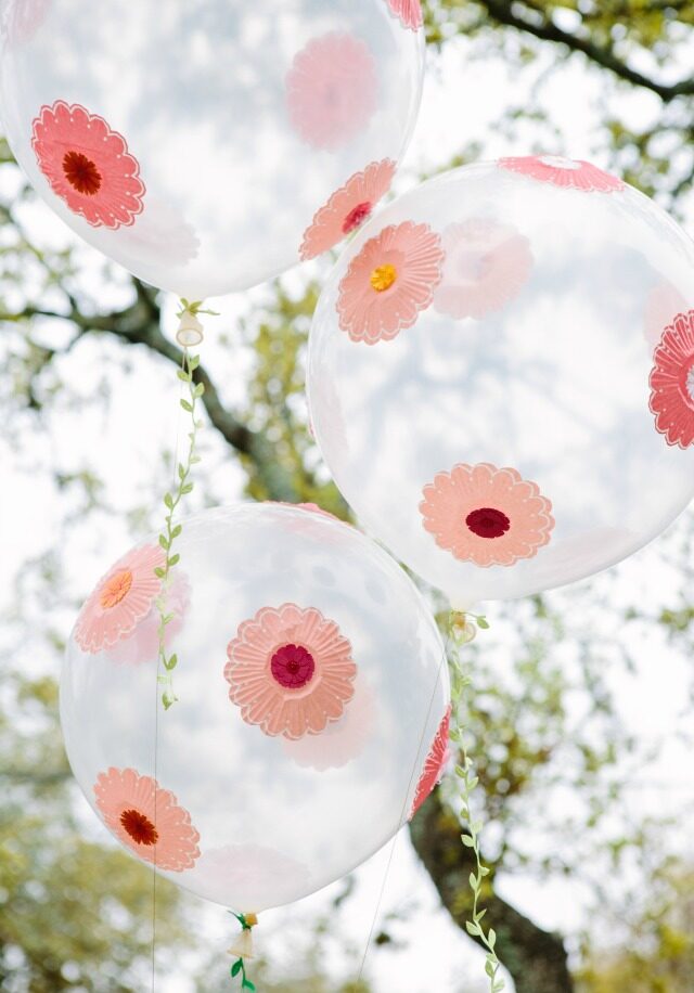 DIY Flower Balloon Craft with Cupcake Wrappers