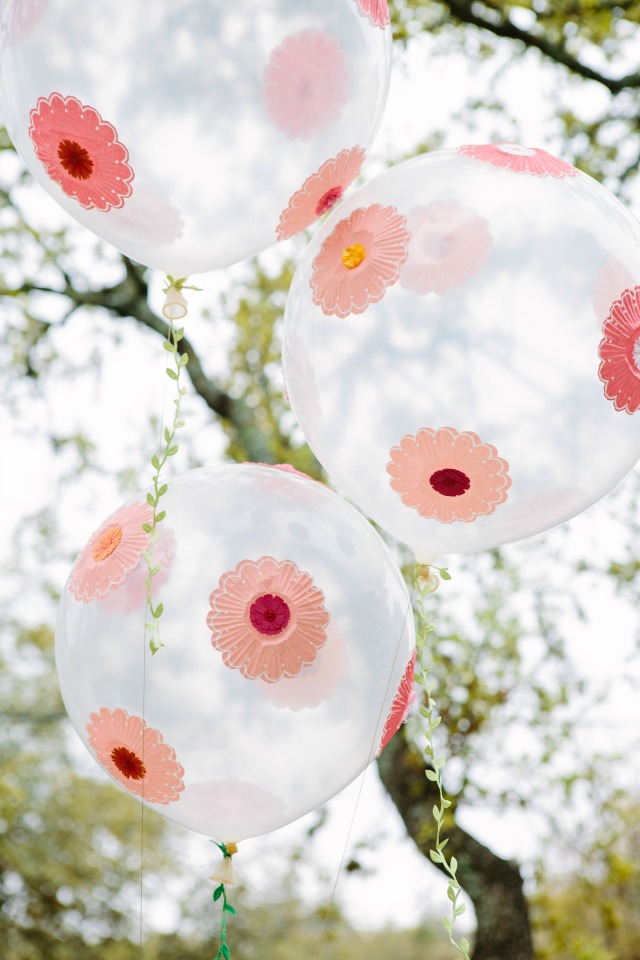 DIY Flower Balloon Craft with Cupcake Wrappers