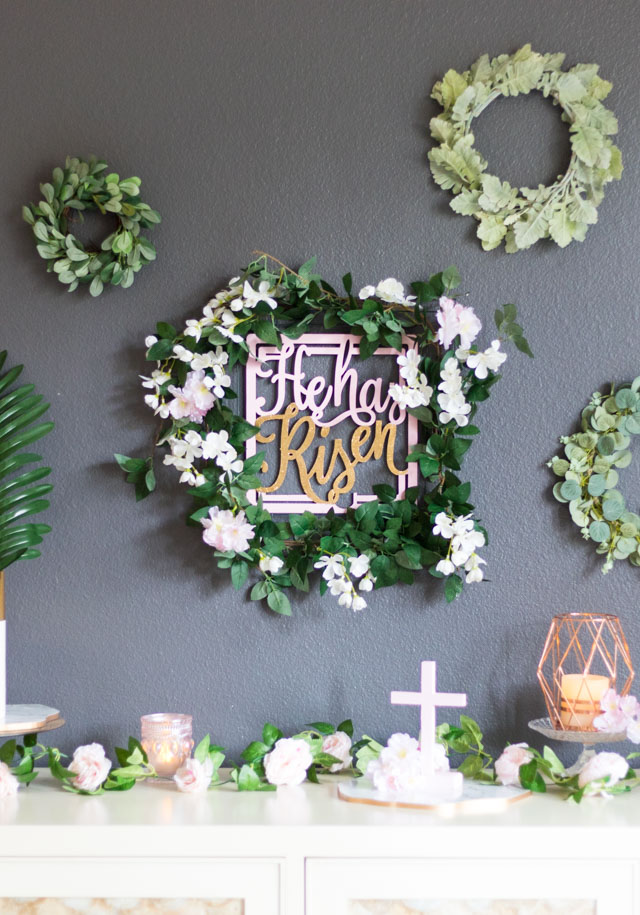 DIY He is Risen Wreath