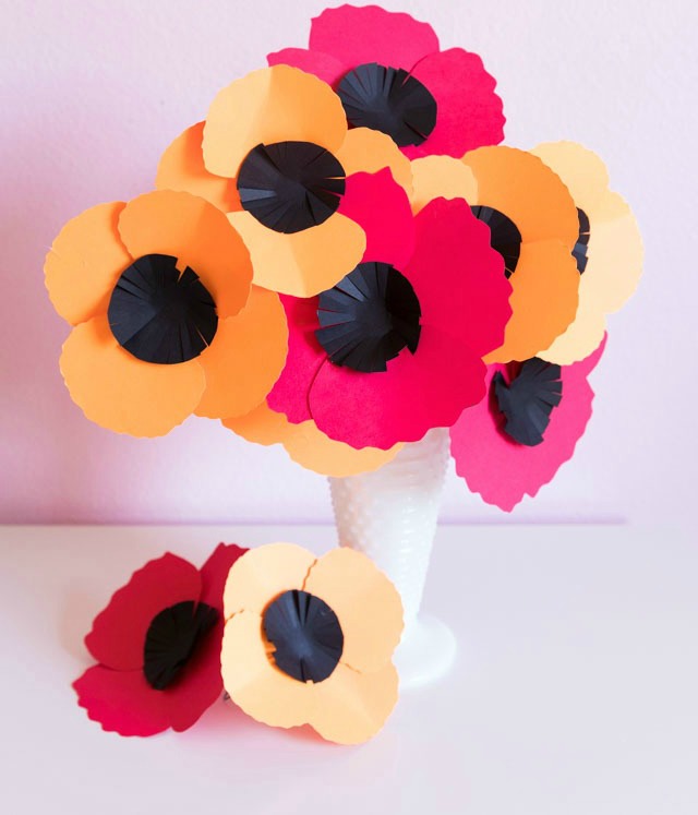 DIY Paper Poppies
