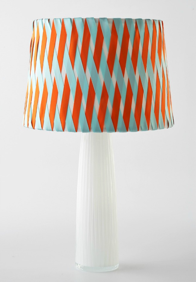 How to make a ribbon lampshade