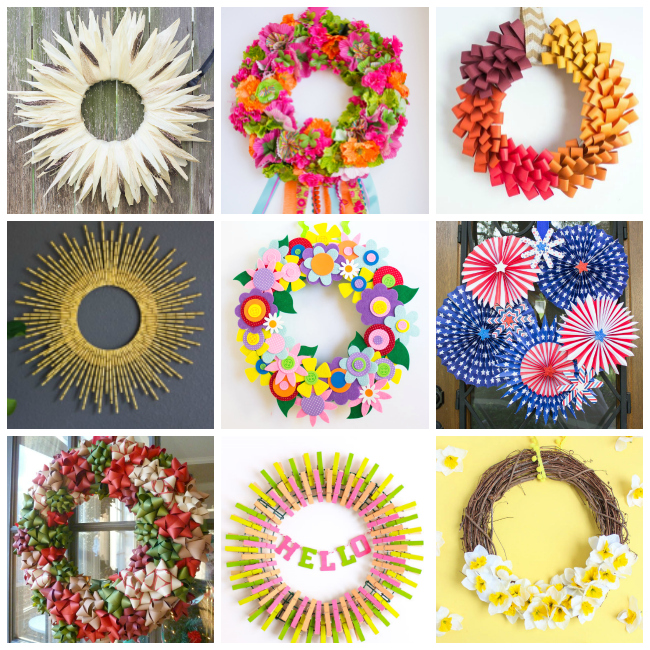 The Easiest Rainbow Wreath! - Design Improvised