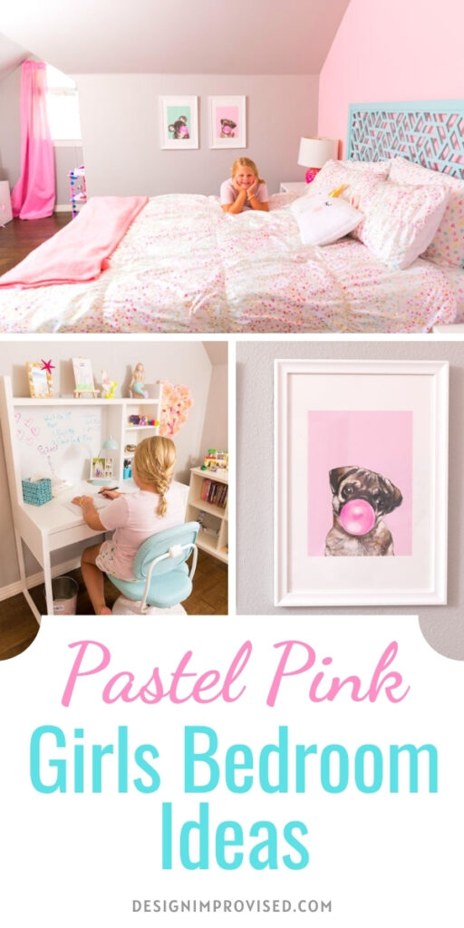 Hazel's Pastel Pink Bedroom Reveal! - Design Improvised