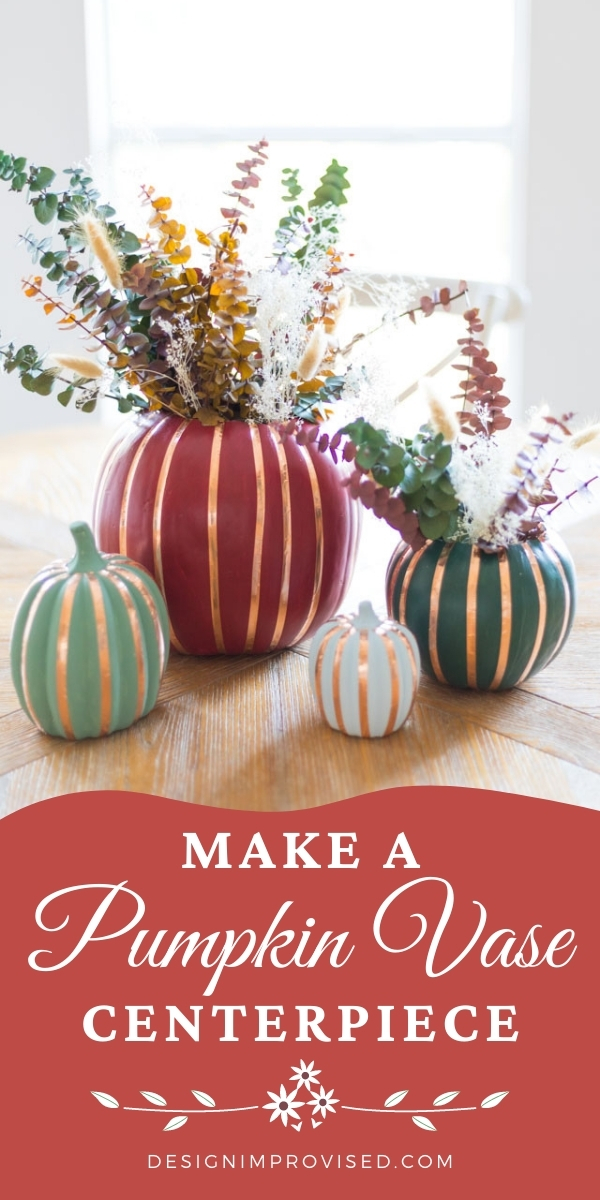 DIY Faux Pumpkin Vases