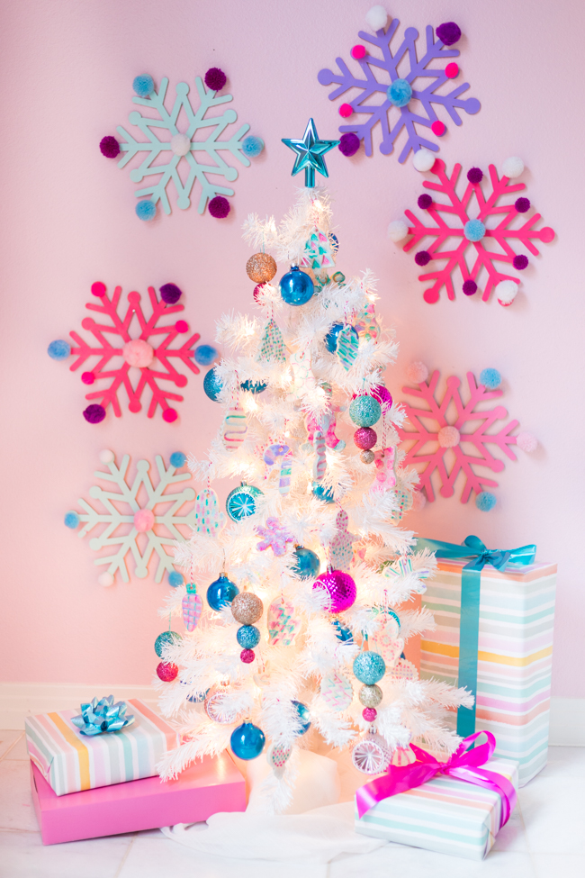 Christmas Tree with Salt Dough Ornaments