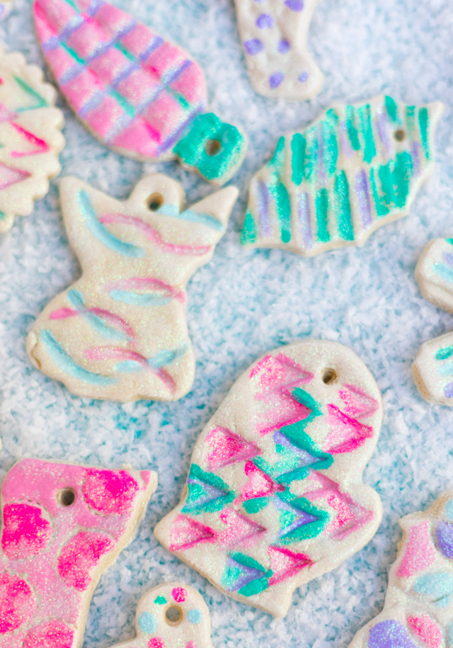 The prettiest salt dough ornaments!