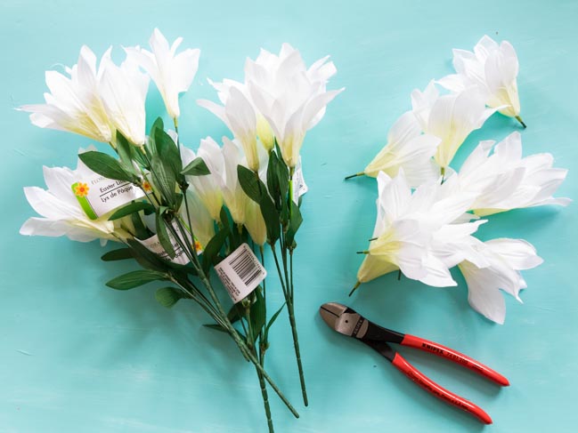 easter lily step by step