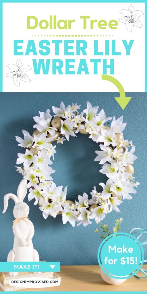 Dollar Tree Easter Wreath