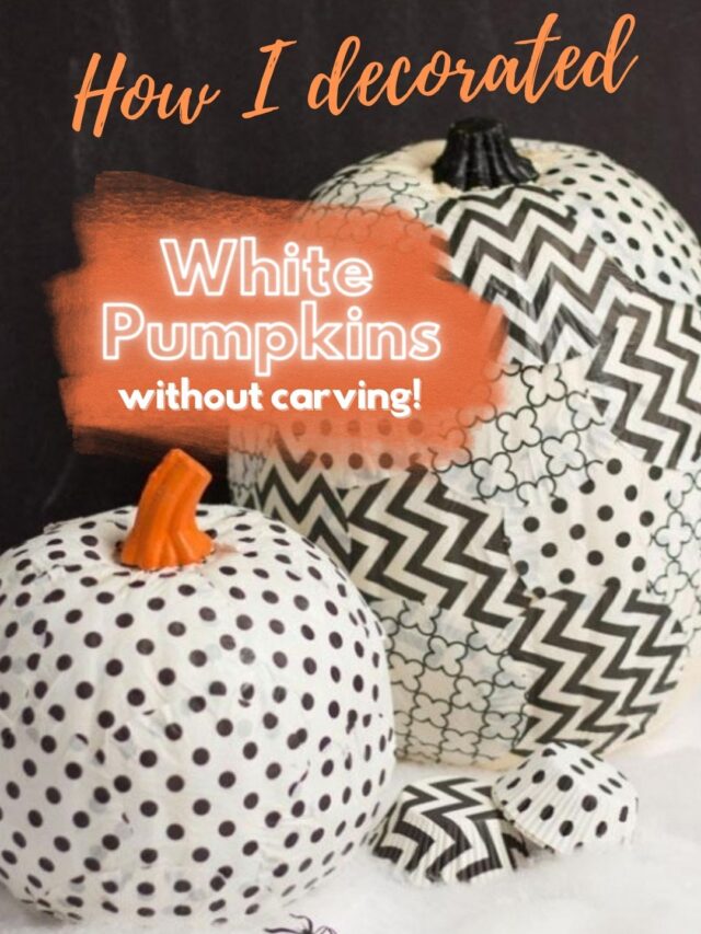 White Pumpkin Decorating Ideas - Design Improvised