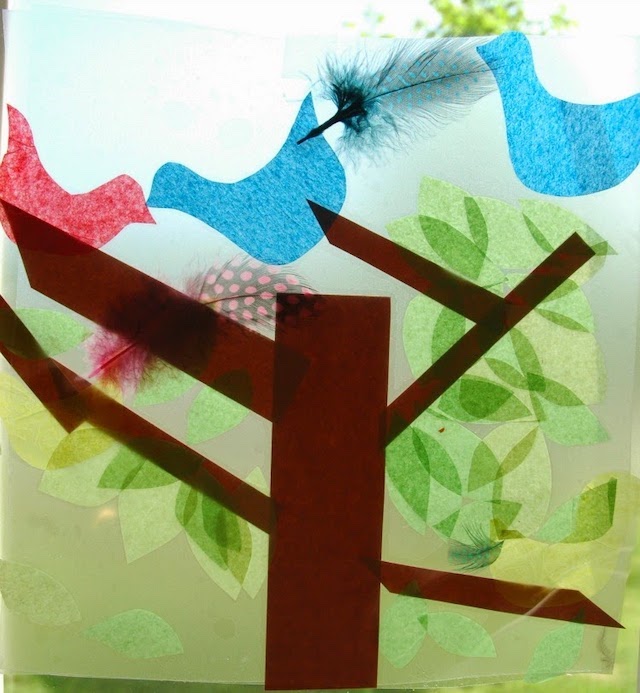 Kids suncatcher craft