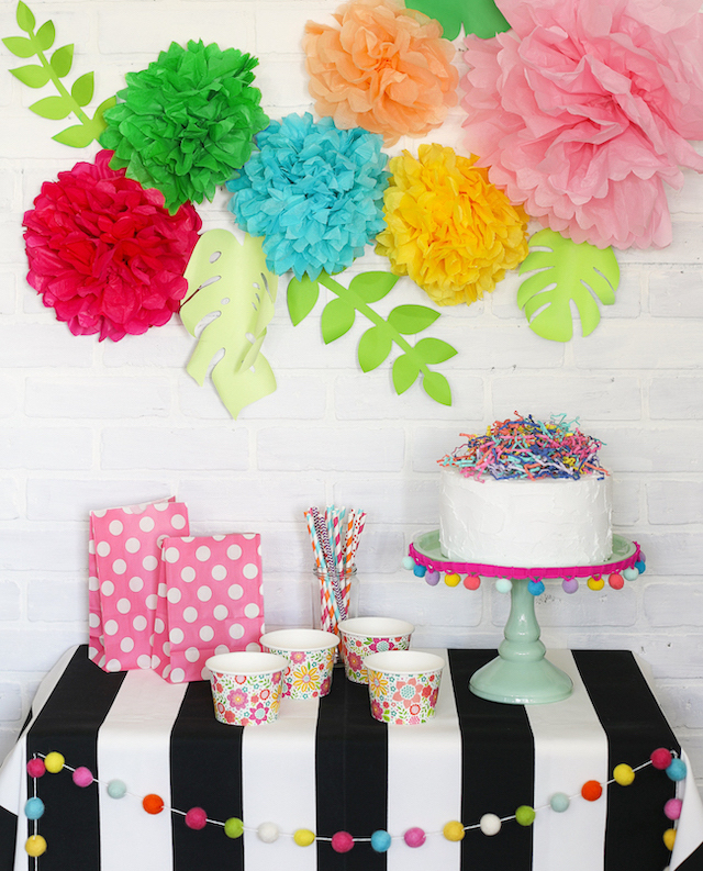 How to make giant tissue paper flowers