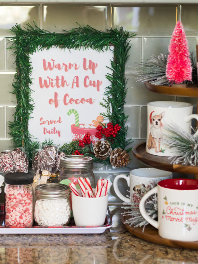 Make a Hot Cocoa Bar!