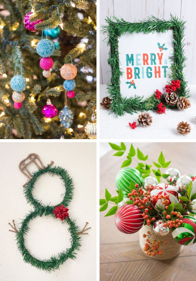 CHRISTMAS DIYS UNDER $1 and FREE/Dollar Tree Christmas DIYS 2022/Christmas  Home Decor 