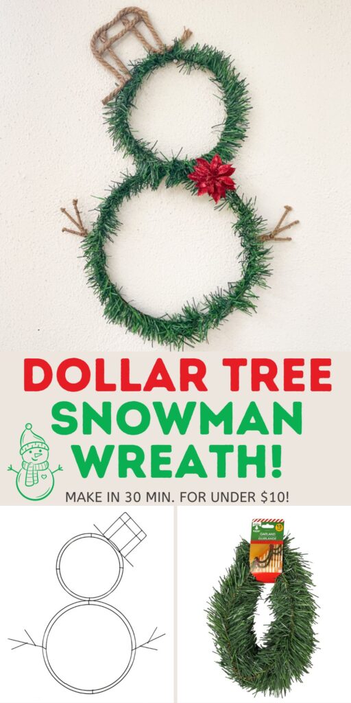 DIY Dollar Tree Christmas Wreath