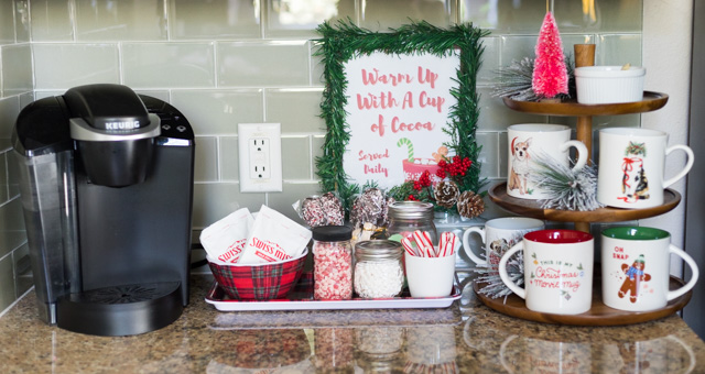 Tabletop Hot Cocoa Station