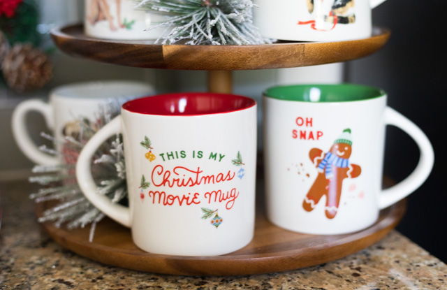Target Christmas mugs