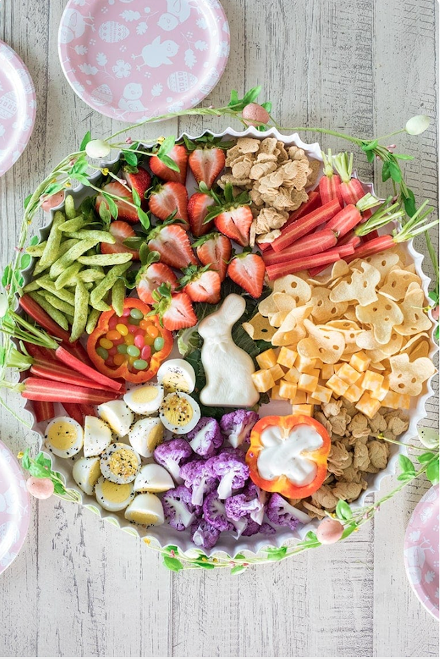 Healthy Easter Charcuterie Board