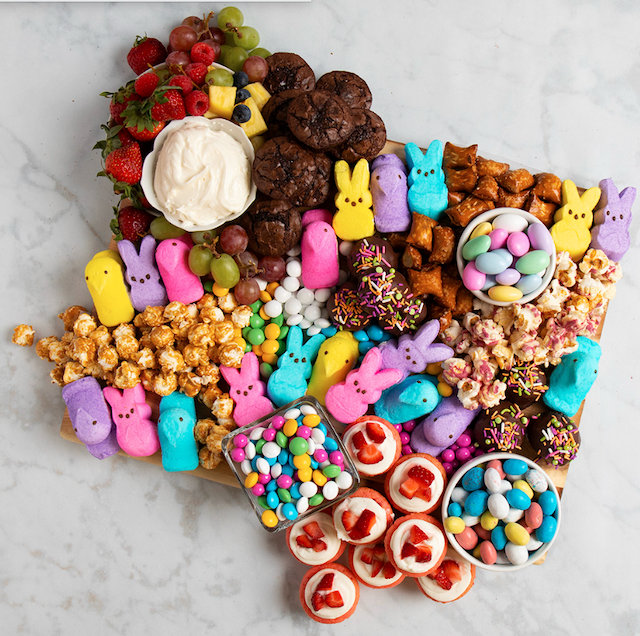 Favorite Easter Candy Charcuterie Board