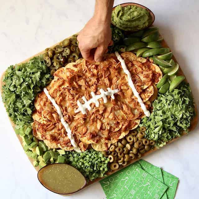 Super Bowl Charcuterie Board • Hip Foodie Mom