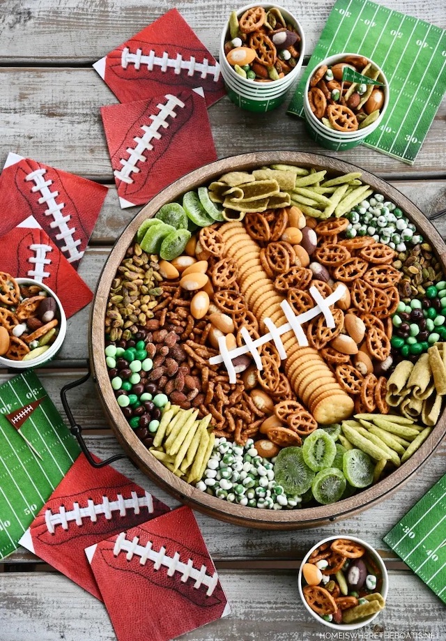 Huge Hit Football Appetizer Tray