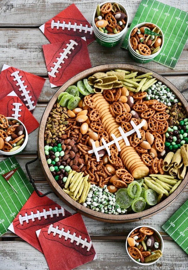 Super Bowl Charcuterie Board • Hip Foodie Mom