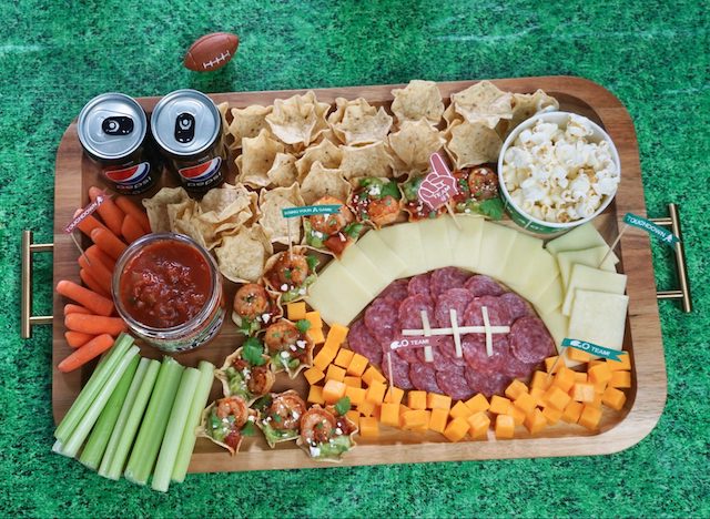 Super Bowl Charcuterie Board • Hip Foodie Mom