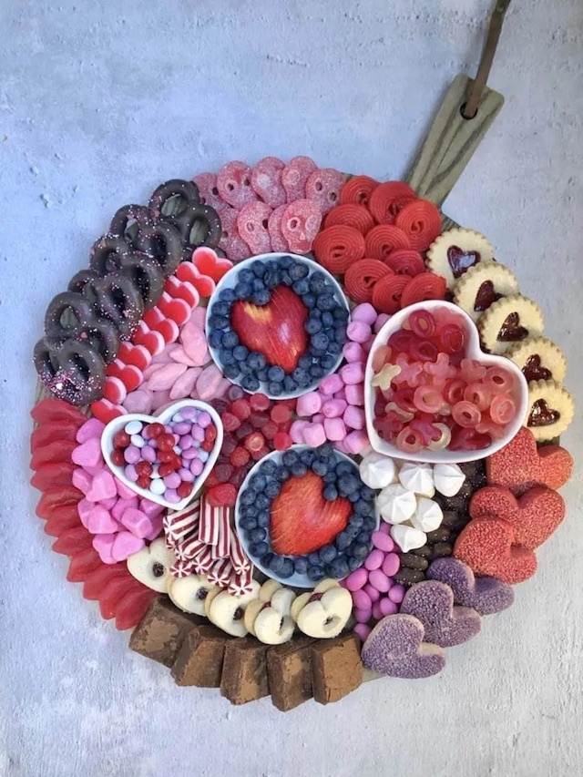 galentine's day dessert board