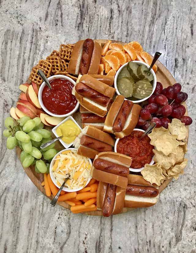 Super Bowl Charcuterie Board • Hip Foodie Mom