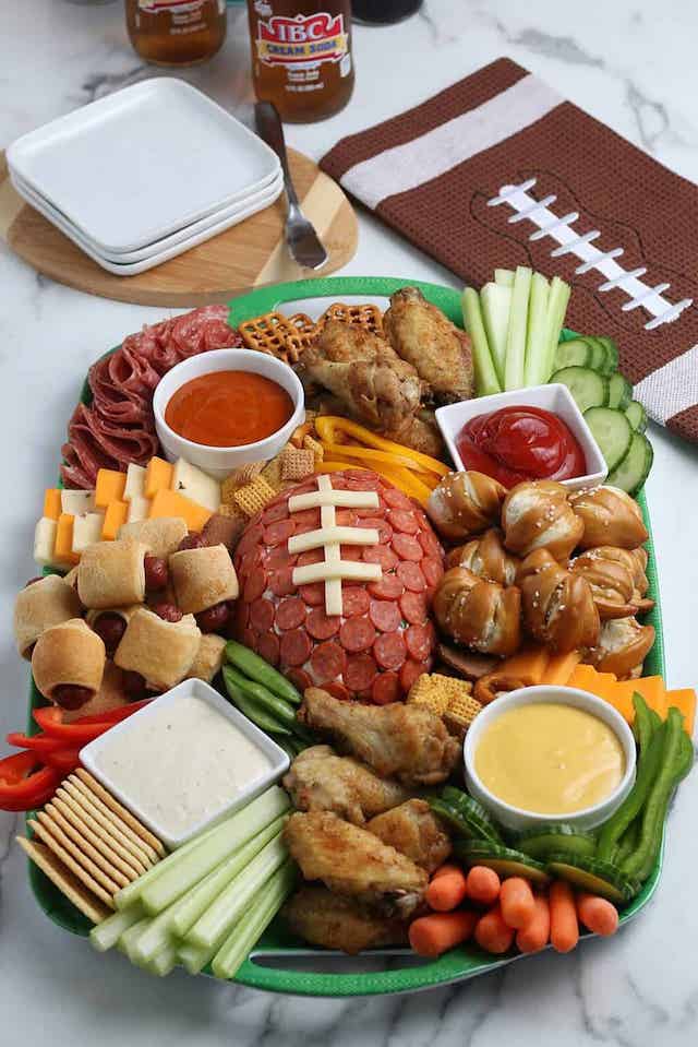 Gameday Charcuterie Board