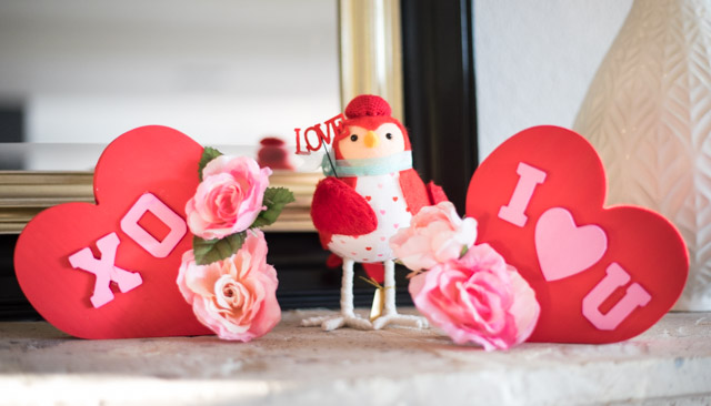 DIY Wooden Heart Valentines Day Art - Liz Marie Blog