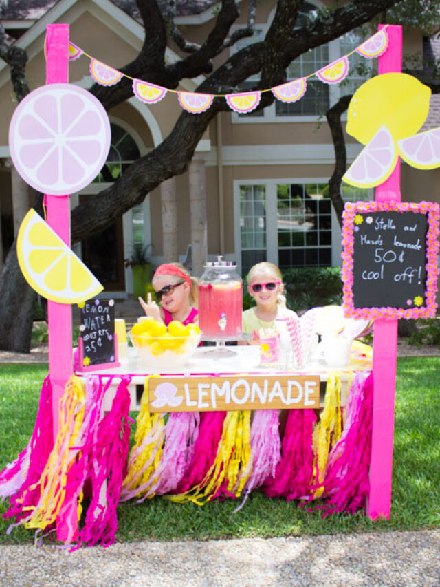 The Cutest DIY Lemonade Stand