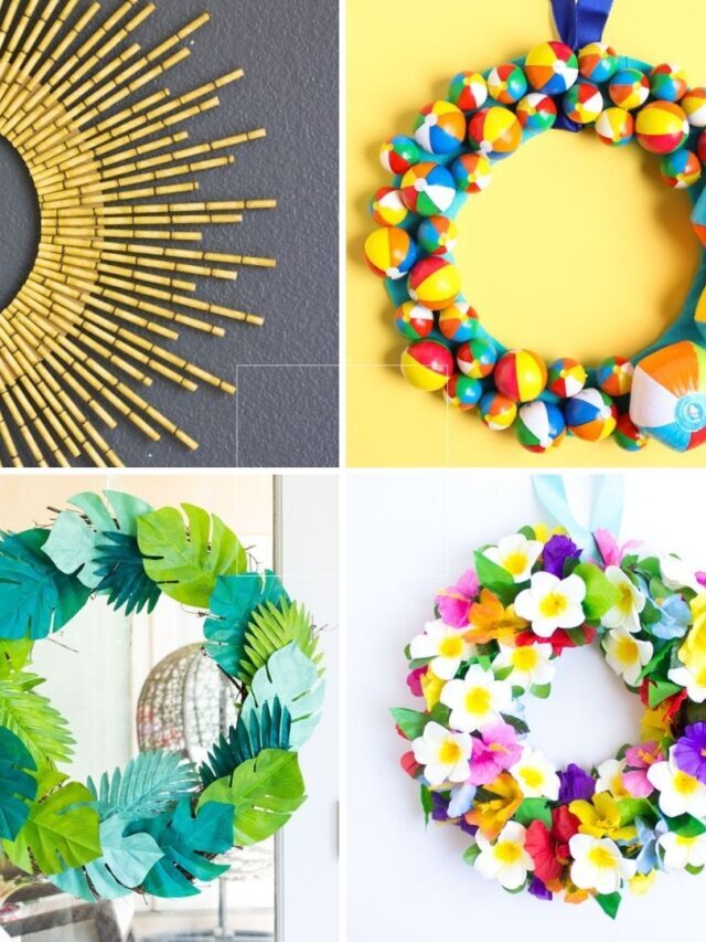 5 FUN Summer Wreaths to Make!