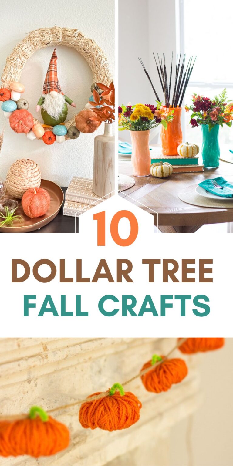 Top 10 COZIEST Dollar Tree Fall Crafts Design Improvised