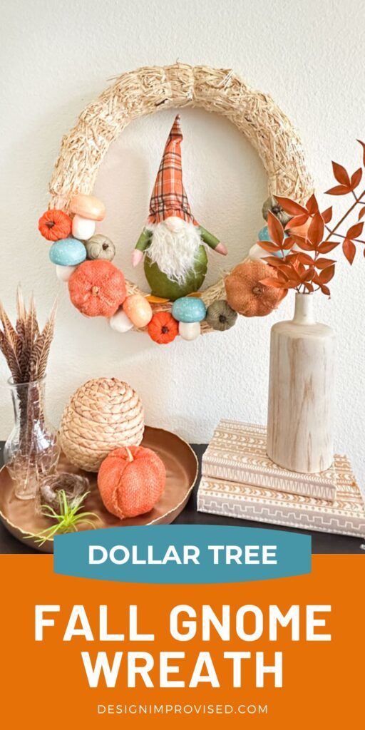 DIY Fall Gnome Wreath