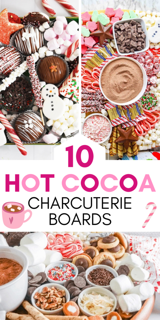 Hot cocoa charcuterie board ideas